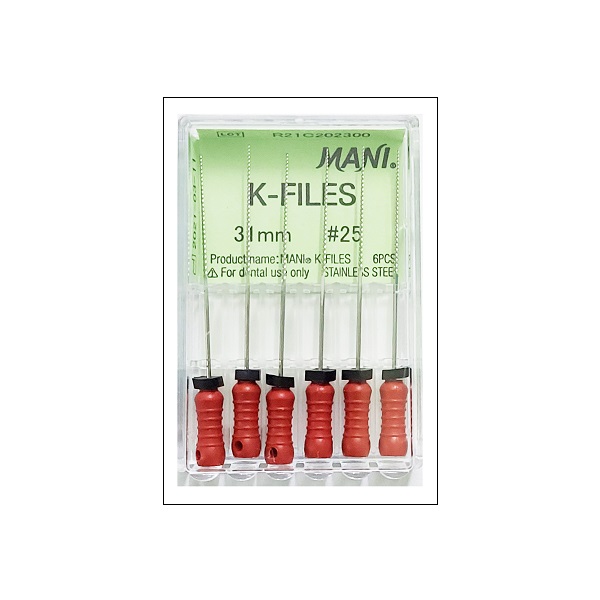 Mani K Files 31mm #30 Dental Endo